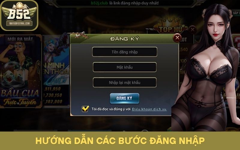 Hướng dẫn các bước đăng nhập